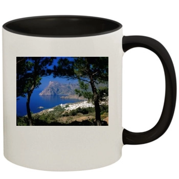 Islands 11oz Colored Inner & Handle Mug