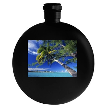 Islands Round Flask