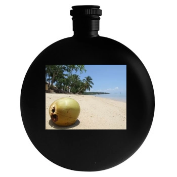 Islands Round Flask