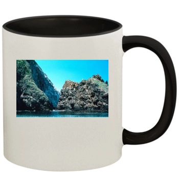 Islands 11oz Colored Inner & Handle Mug