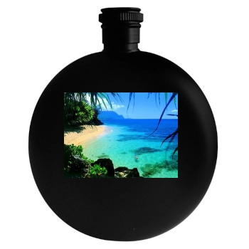 Islands Round Flask