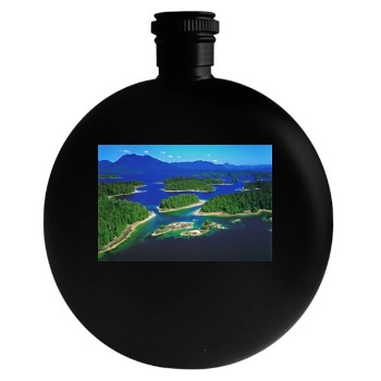 Islands Round Flask