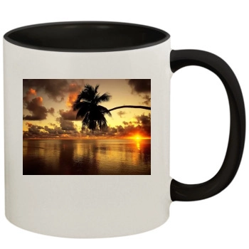 Islands 11oz Colored Inner & Handle Mug