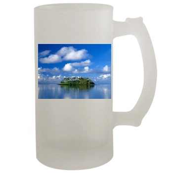 Islands 16oz Frosted Beer Stein