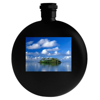 Islands Round Flask