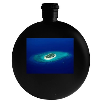 Islands Round Flask