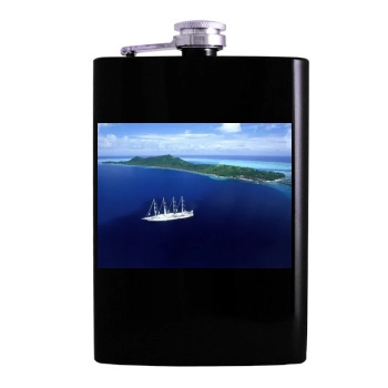 Islands Hip Flask