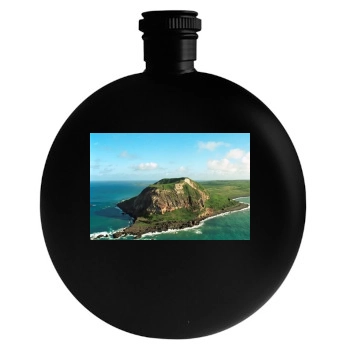 Islands Round Flask