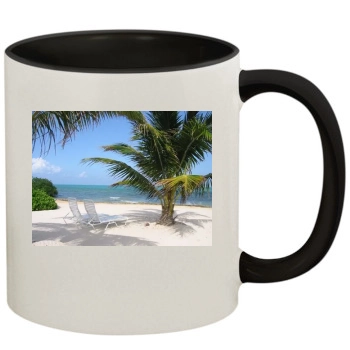 Islands 11oz Colored Inner & Handle Mug