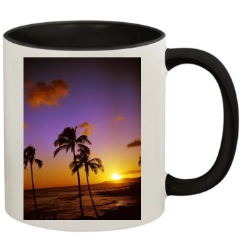 Islands 11oz Colored Inner & Handle Mug