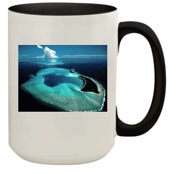 Islands 15oz Colored Inner & Handle Mug