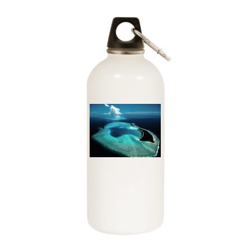 Islands White Water Bottle With Carabiner