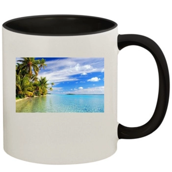 Islands 11oz Colored Inner & Handle Mug