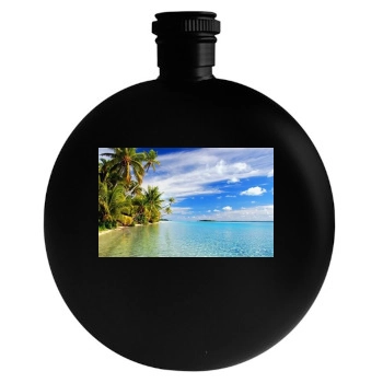 Islands Round Flask