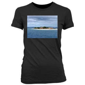 Islands Women's Junior Cut Crewneck T-Shirt