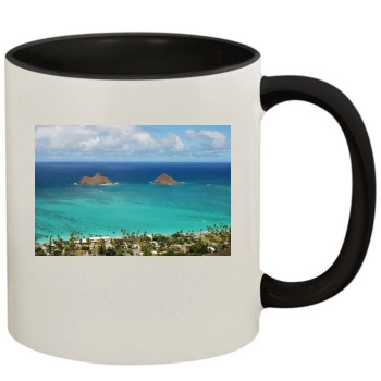 Islands 11oz Colored Inner & Handle Mug