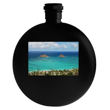 Islands Round Flask