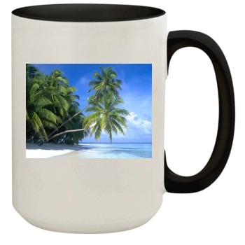 Islands 15oz Colored Inner & Handle Mug