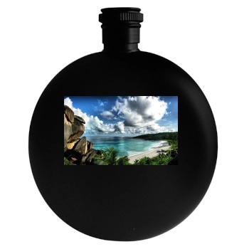 Islands Round Flask