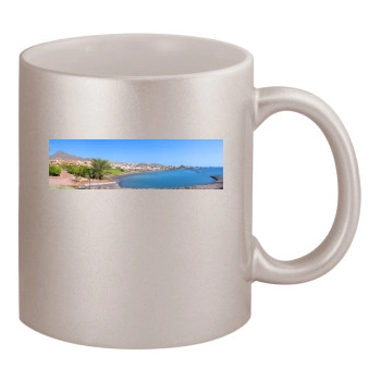 Islands 11oz Metallic Silver Mug