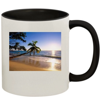 Islands 11oz Colored Inner & Handle Mug