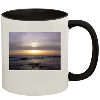 Oceans 11oz Colored Inner & Handle Mug