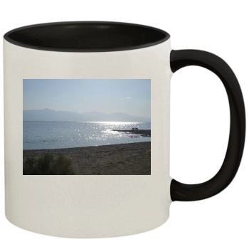 Oceans 11oz Colored Inner & Handle Mug