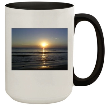 Oceans 15oz Colored Inner & Handle Mug