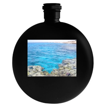 Oceans Round Flask