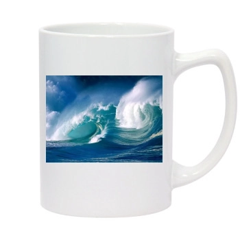 Oceans 14oz White Statesman Mug