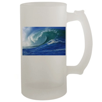 Oceans 16oz Frosted Beer Stein