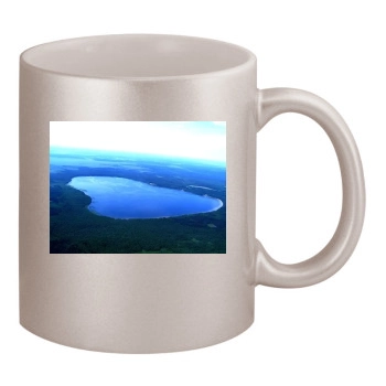 Lakes 11oz Metallic Silver Mug