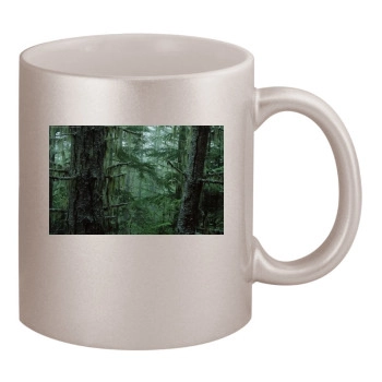 Forests 11oz Metallic Silver Mug