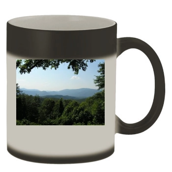 Mountains Color Changing Mug