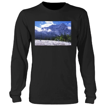 Mountains Men's Heavy Long Sleeve TShirt