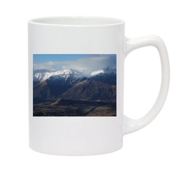 Mountains 14oz White Statesman Mug