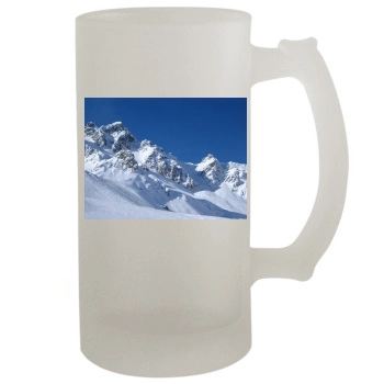 Mountains 16oz Frosted Beer Stein