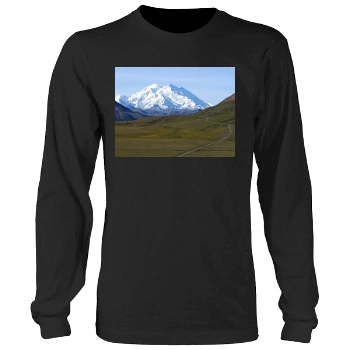 Mountains Men's Heavy Long Sleeve TShirt