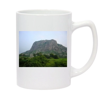 Mountains 14oz White Statesman Mug