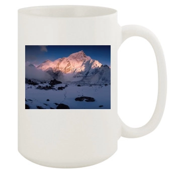 Mountains 15oz White Mug