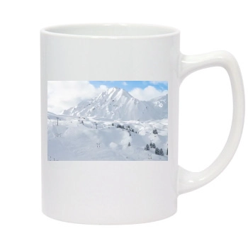 Mountains 14oz White Statesman Mug