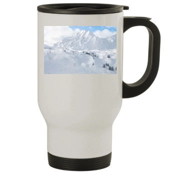 Mountains Stainless Steel Travel Mug