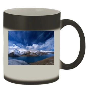 Mountains Color Changing Mug