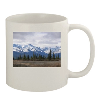 Mountains 11oz White Mug