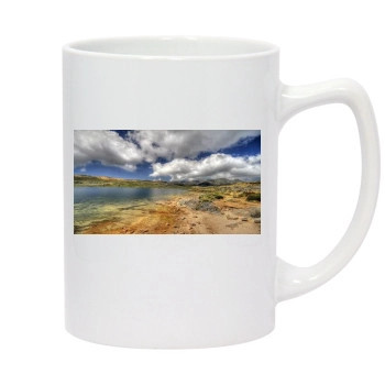 Mountains 14oz White Statesman Mug