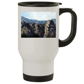 Mountains Stainless Steel Travel Mug