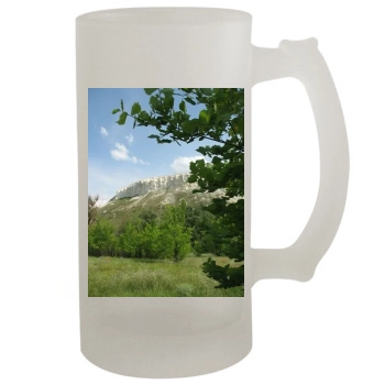 Mountains 16oz Frosted Beer Stein