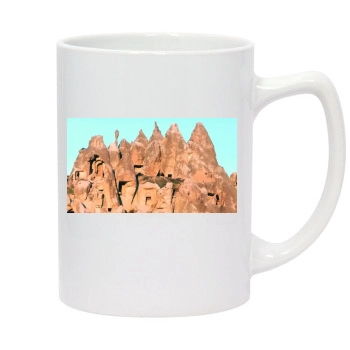 Mountains 14oz White Statesman Mug