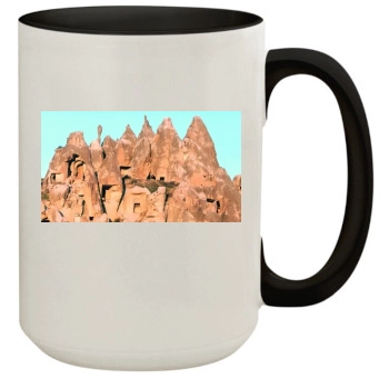 Mountains 15oz Colored Inner & Handle Mug