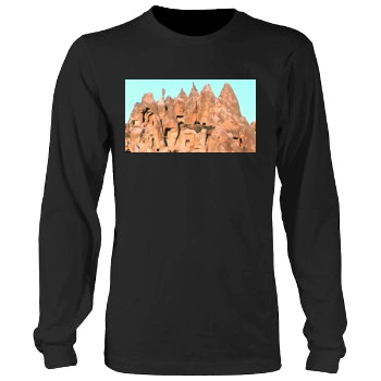 Mountains Men's Heavy Long Sleeve TShirt